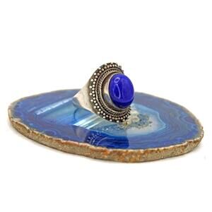 Mexico Sterling Silver Lapis Ring